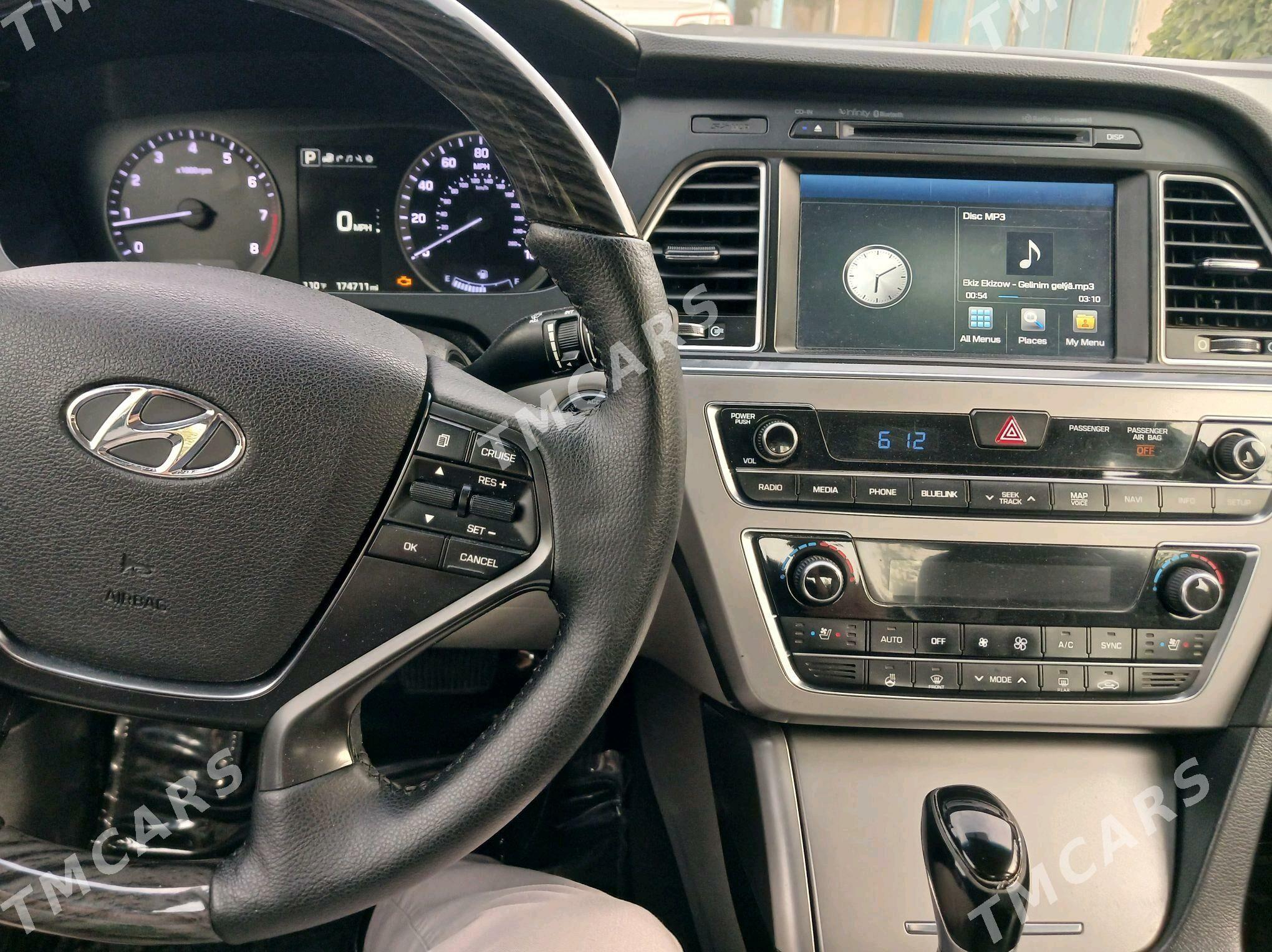 Hyundai Sonata 2015 - 230 000 TMT - Ашхабад - img 5
