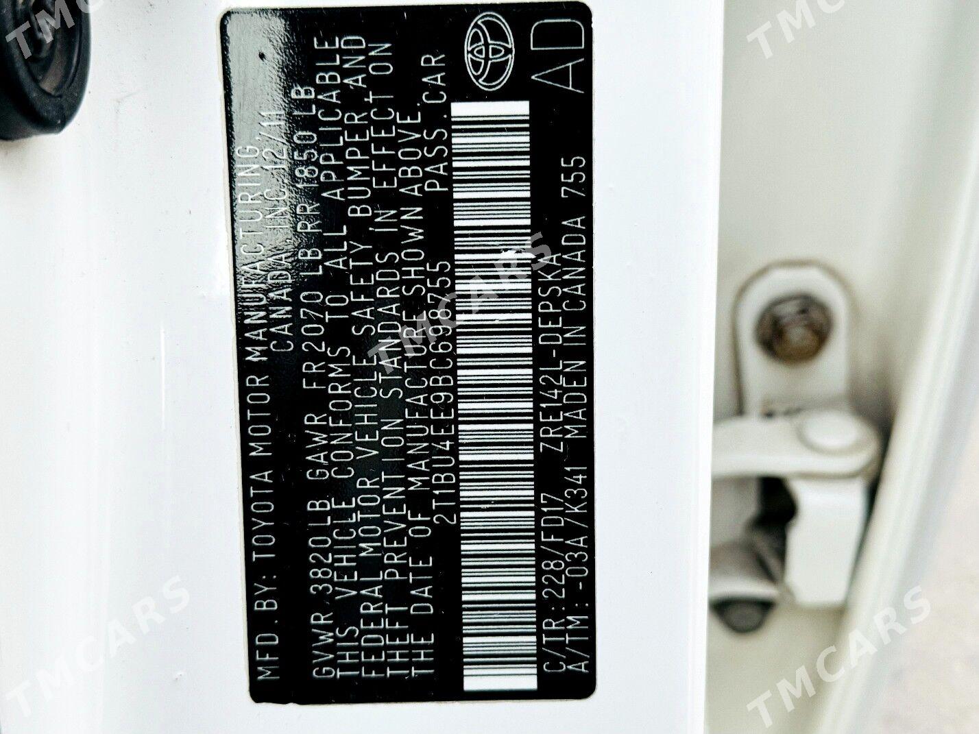 Toyota Corolla 2012 - 172 000 TMT - Ашхабад - img 3