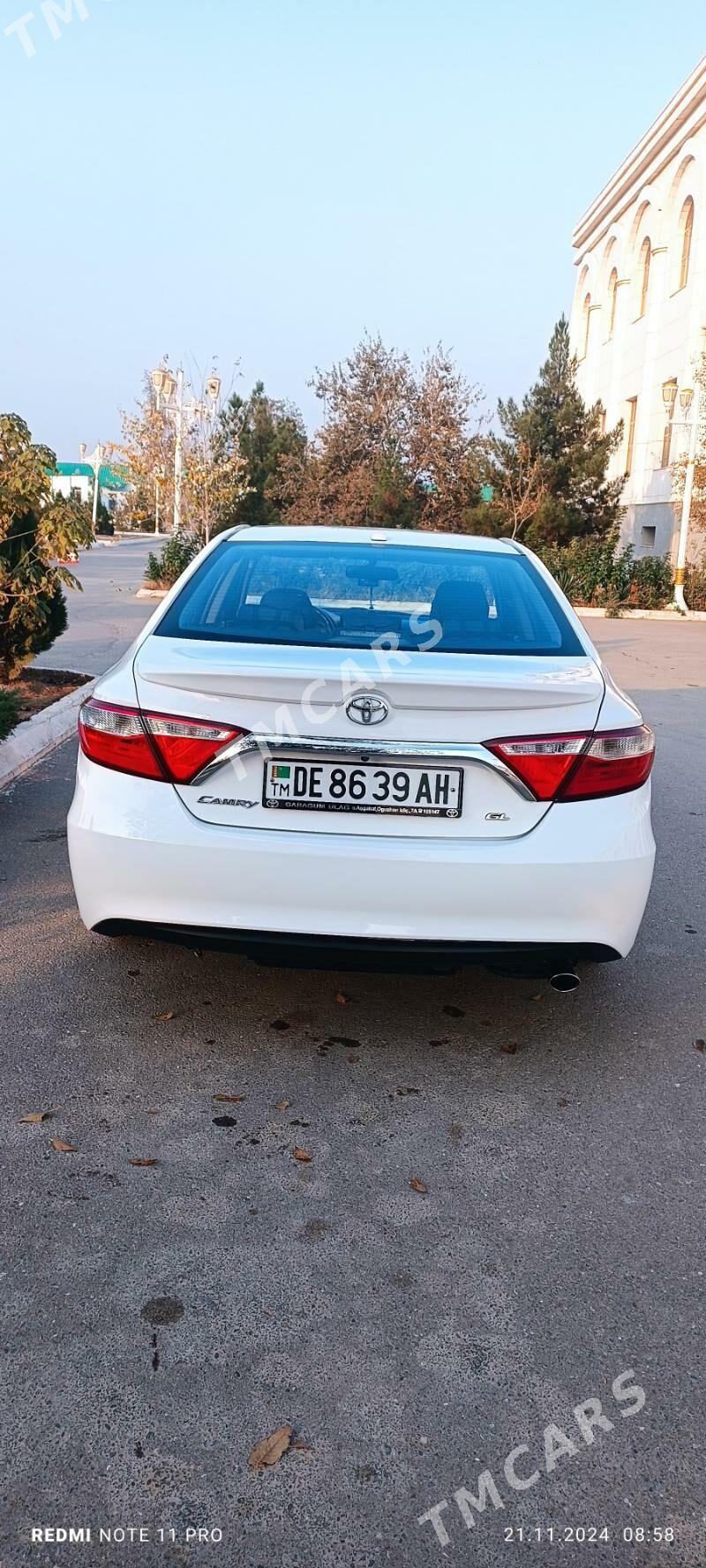 Toyota Camry 2016 - 260 000 TMT - Ак-Бугдайский этрап - img 2