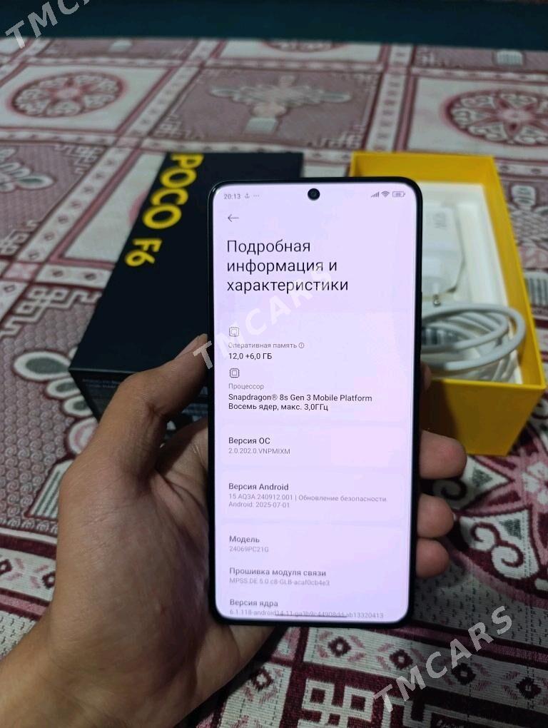 Poco F6 12/512 Gb - Türkmenabat - img 3