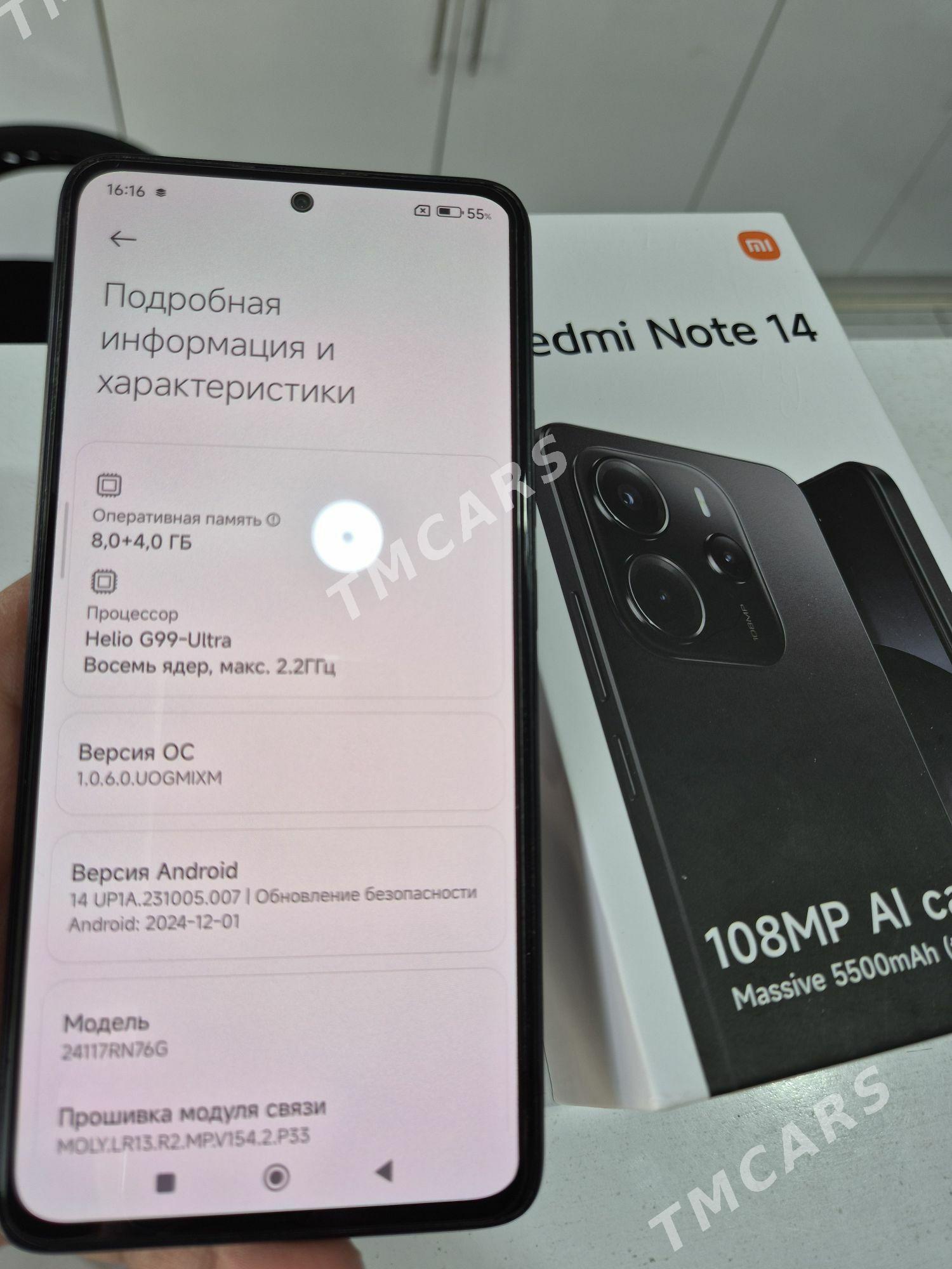 Redmi Note 14 8/256 - Büzmeýin - img 3