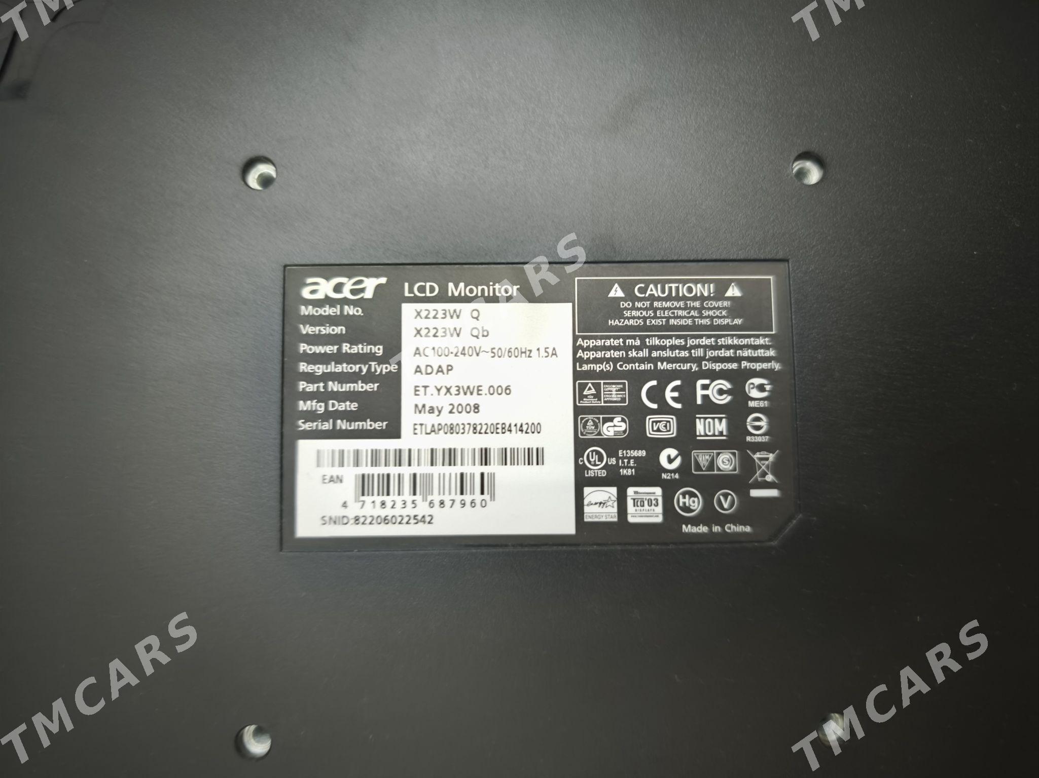 Monitor LCD Acer X223W Q - Тязе заман - img 2