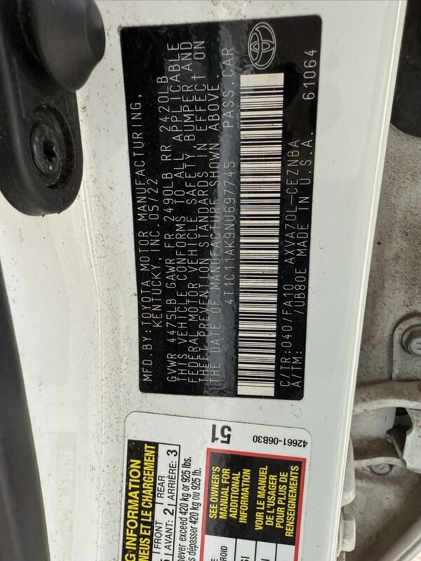 Toyota Camry 2022 - 303 800 TMT - Mary - img 6