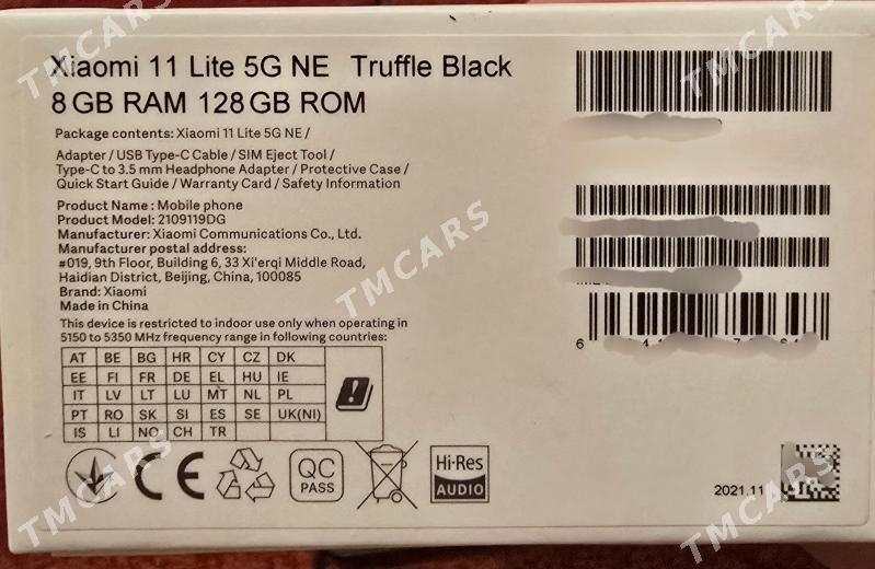 Xiaomi 11 lite 5G ne - Ашхабад - img 4