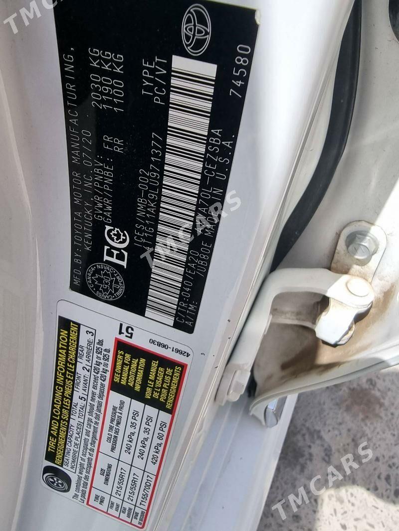 Toyota Camry 2020 - 340 000 TMT - Район ст. Аэропорта, ул. Гагарина - img 4