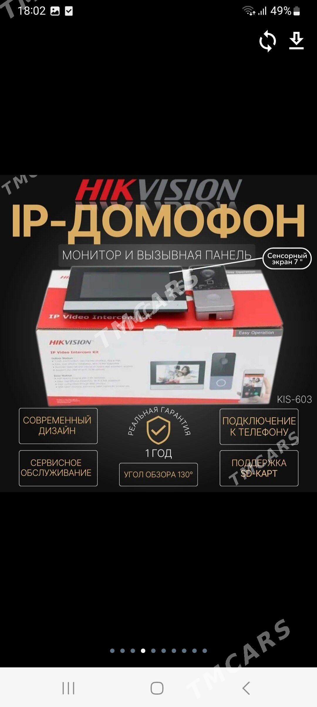 DOMOFON HIKVISION MAGAZYN - Aşgabat - img 5
