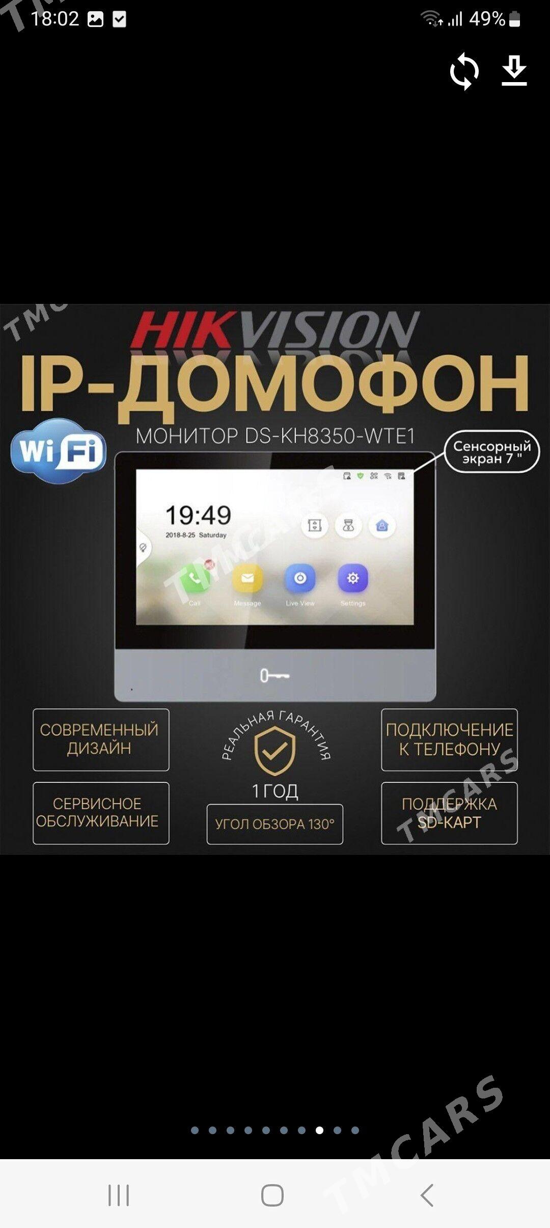 DOMOFON HIKVISION MAGAZYN - Aşgabat - img 8
