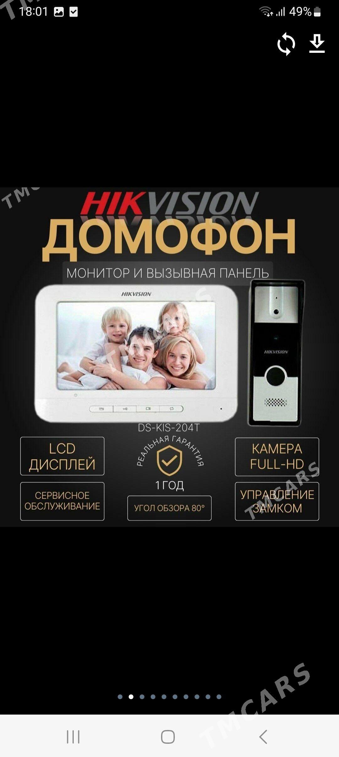 DOMOFON HIKVISION MAGAZYN - Aşgabat - img 2