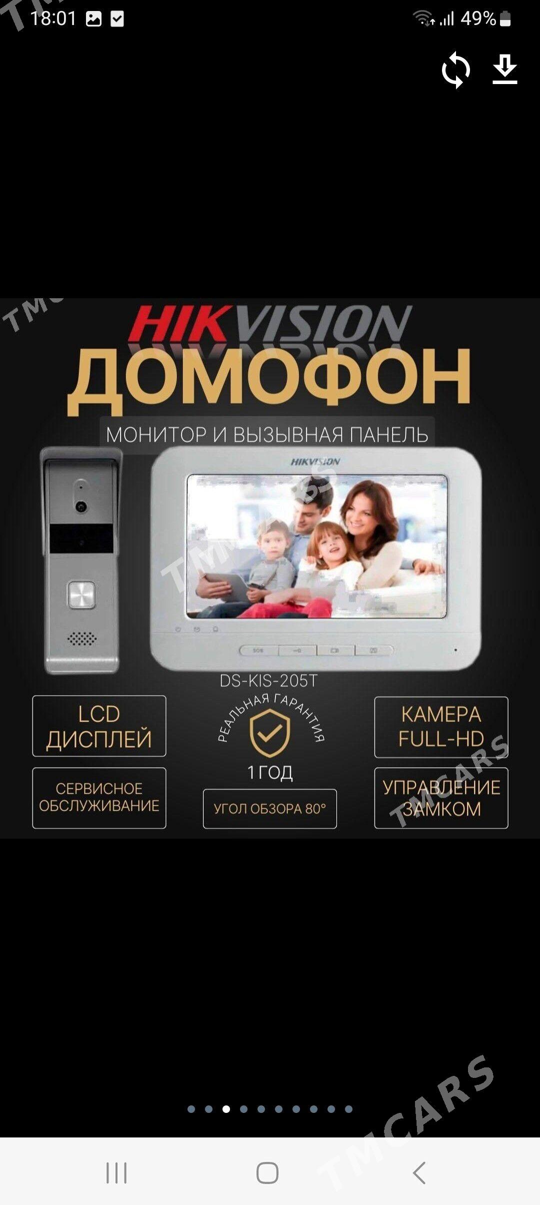 DOMOFON HIKVISION MAGAZYN - Aşgabat - img 3