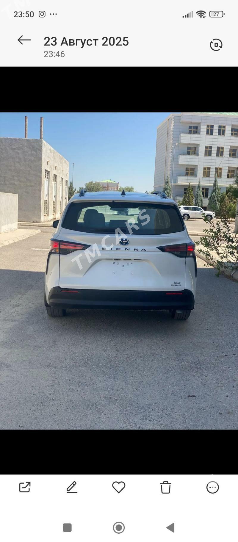 Toyota Sienna 2021 - 405 000 TMT - Мары - img 6