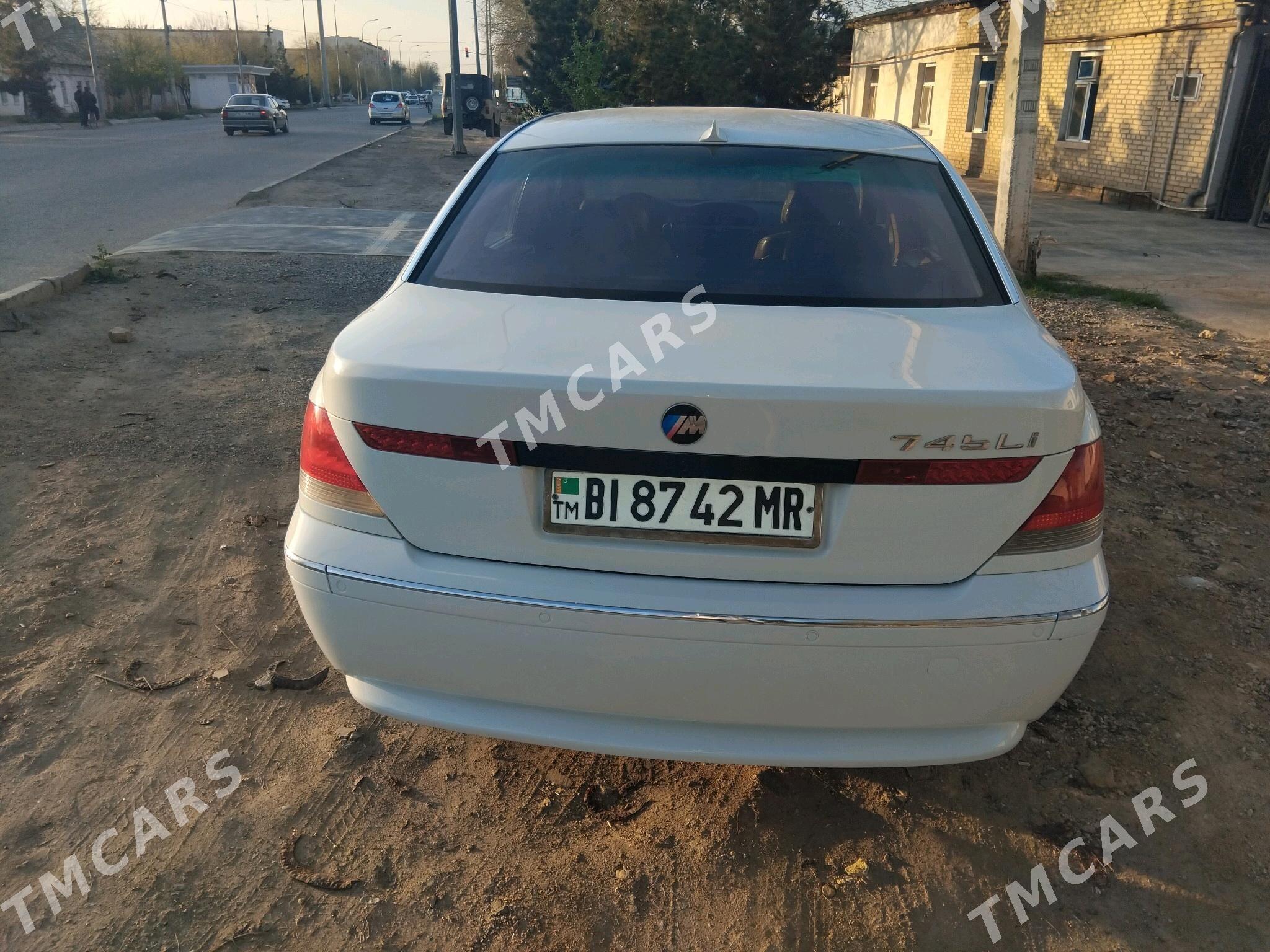 BMW 745 2002 - 110 000 TMT - Байрамали - img 6