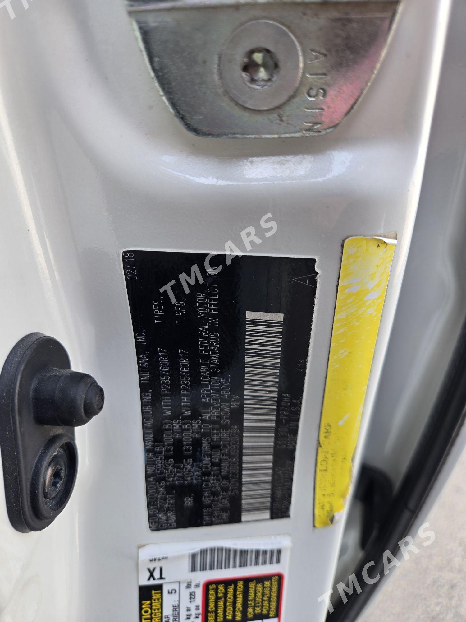 Toyota Sienna 2018 - 420 000 TMT - Mary - img 6