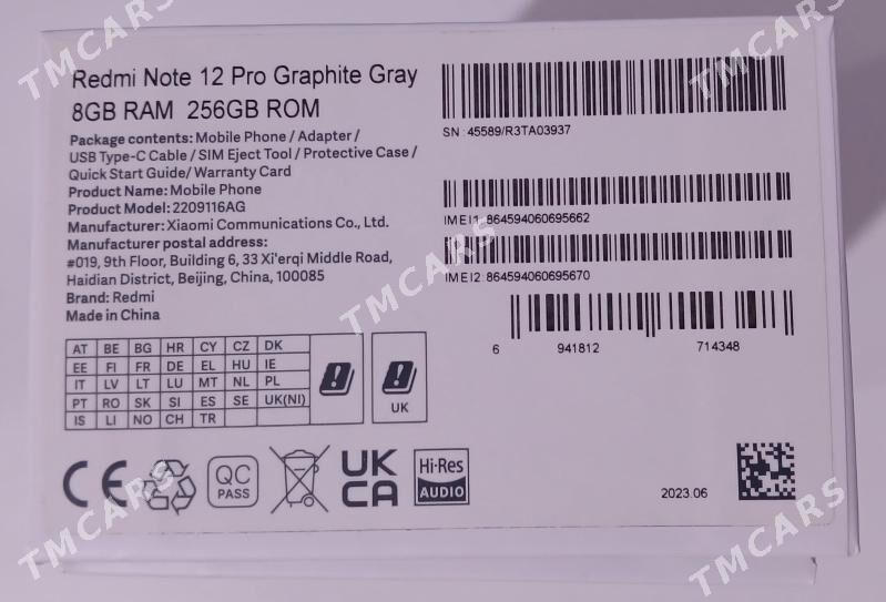 Redmi Note 12 Pro - Ашхабад - img 4