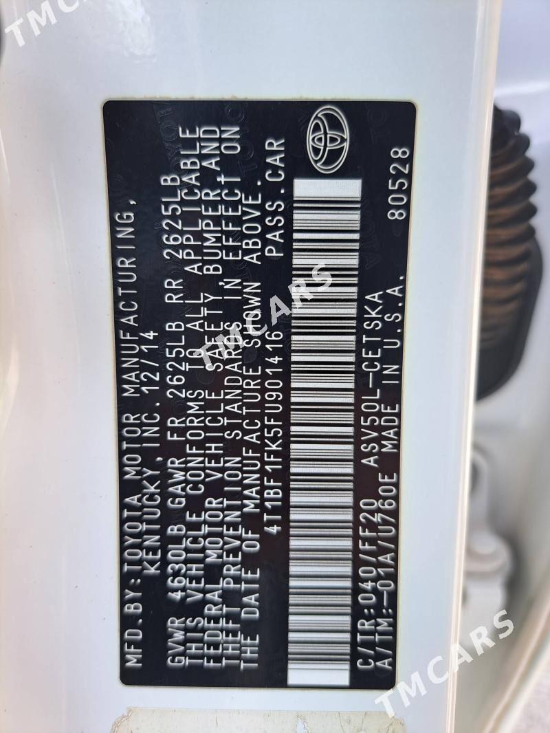 Toyota Camry 2015 - 255 000 TMT - Ашхабад - img 2