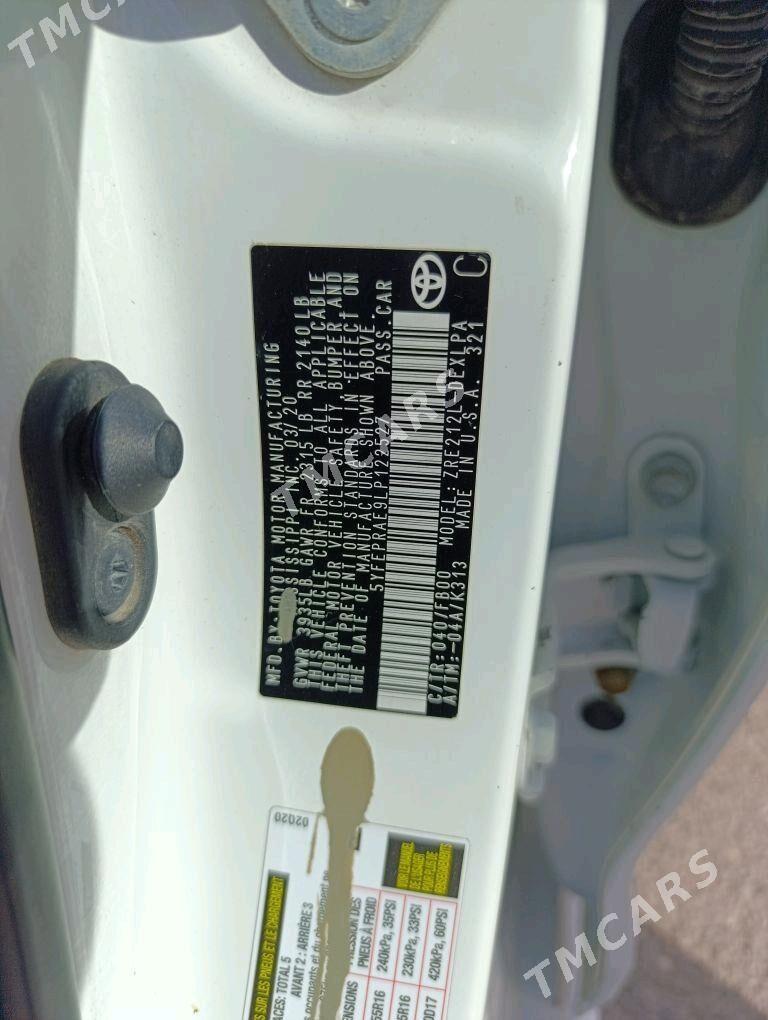 Toyota Corolla 2020 - 230 000 TMT - Чоганлы - img 8