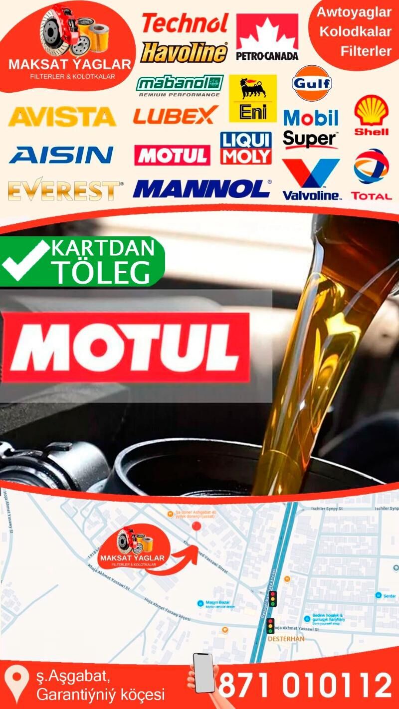MOTUL MOTOR YAGLARY МАСЛО - Ашхабад - img 2