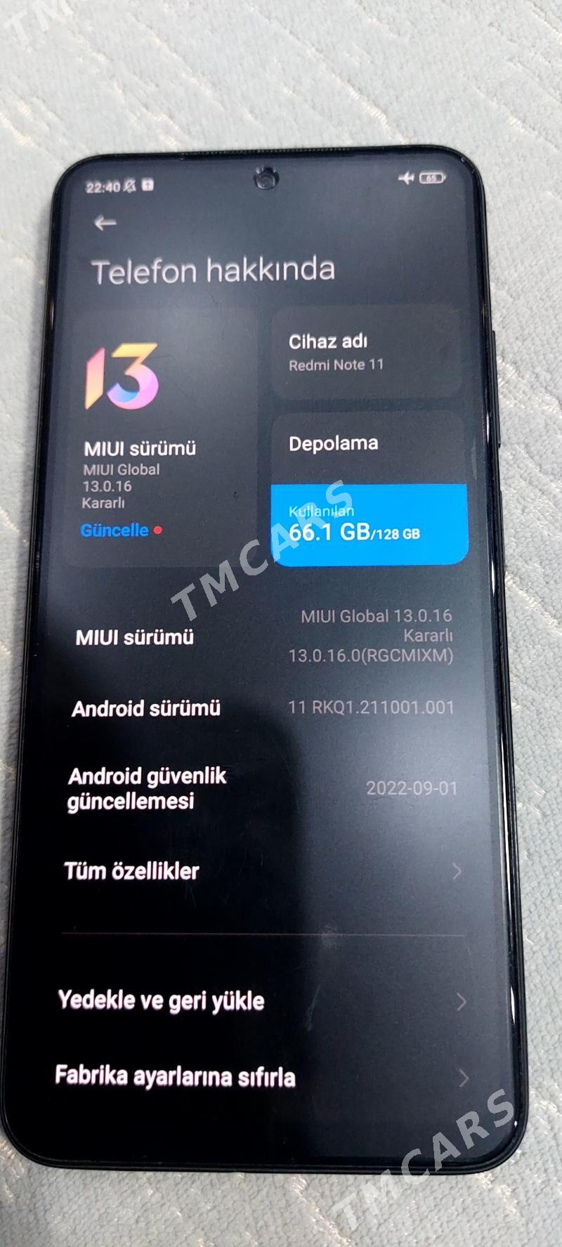 redmi not 11 6+2/128 - Балканабат - img 4