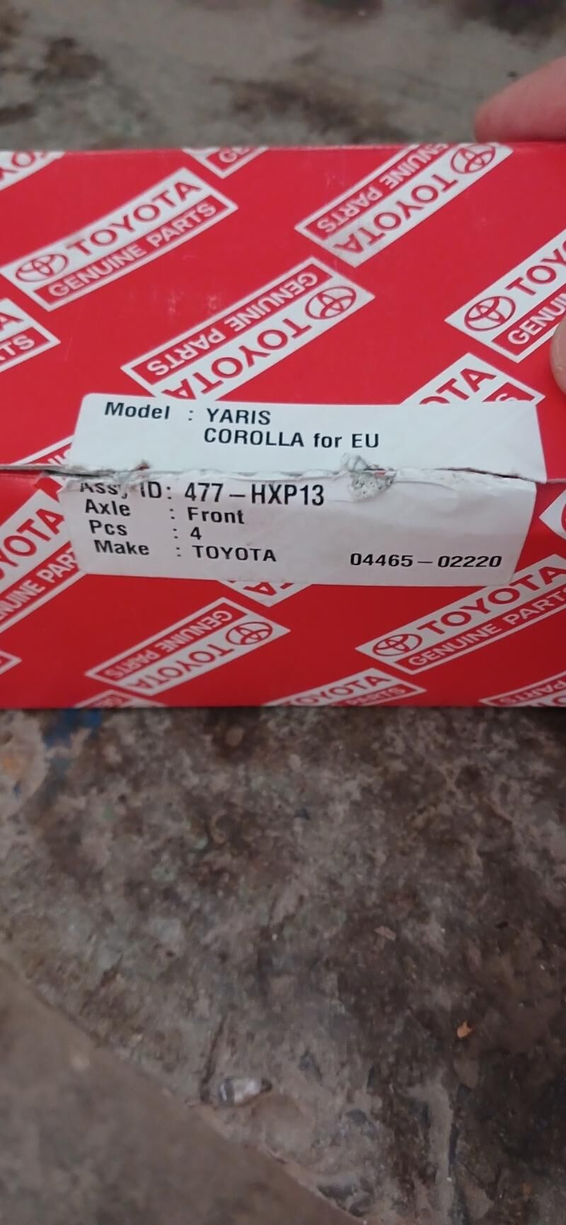 COROLLA ORIGINAL KALODKA 800 TMT - Howdan "B" - img 2