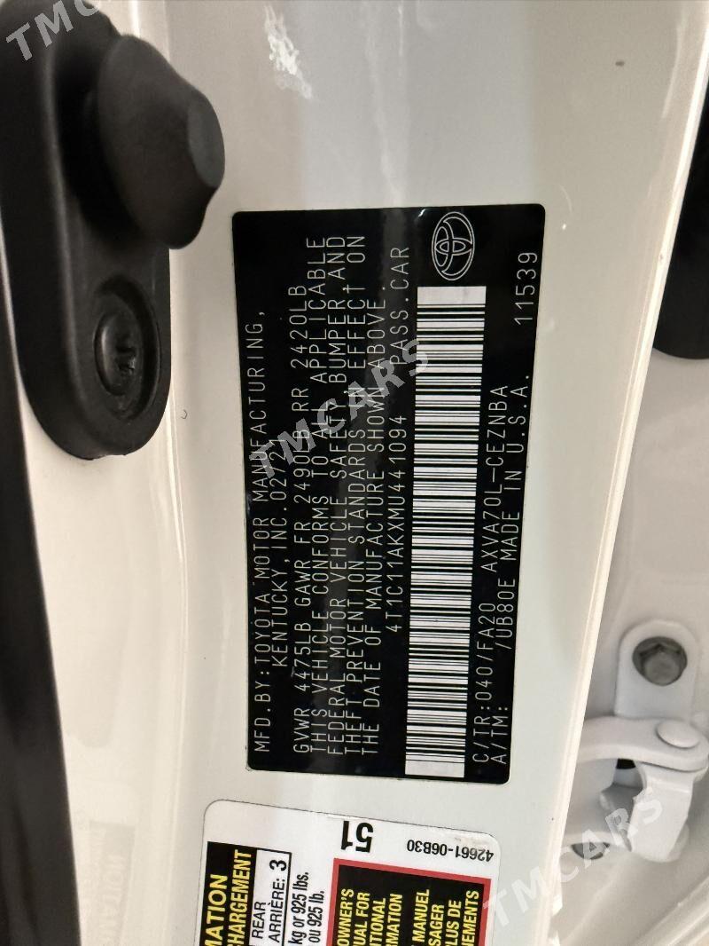 Toyota Camry 2021 - 347 000 TMT - Aşgabat - img 7