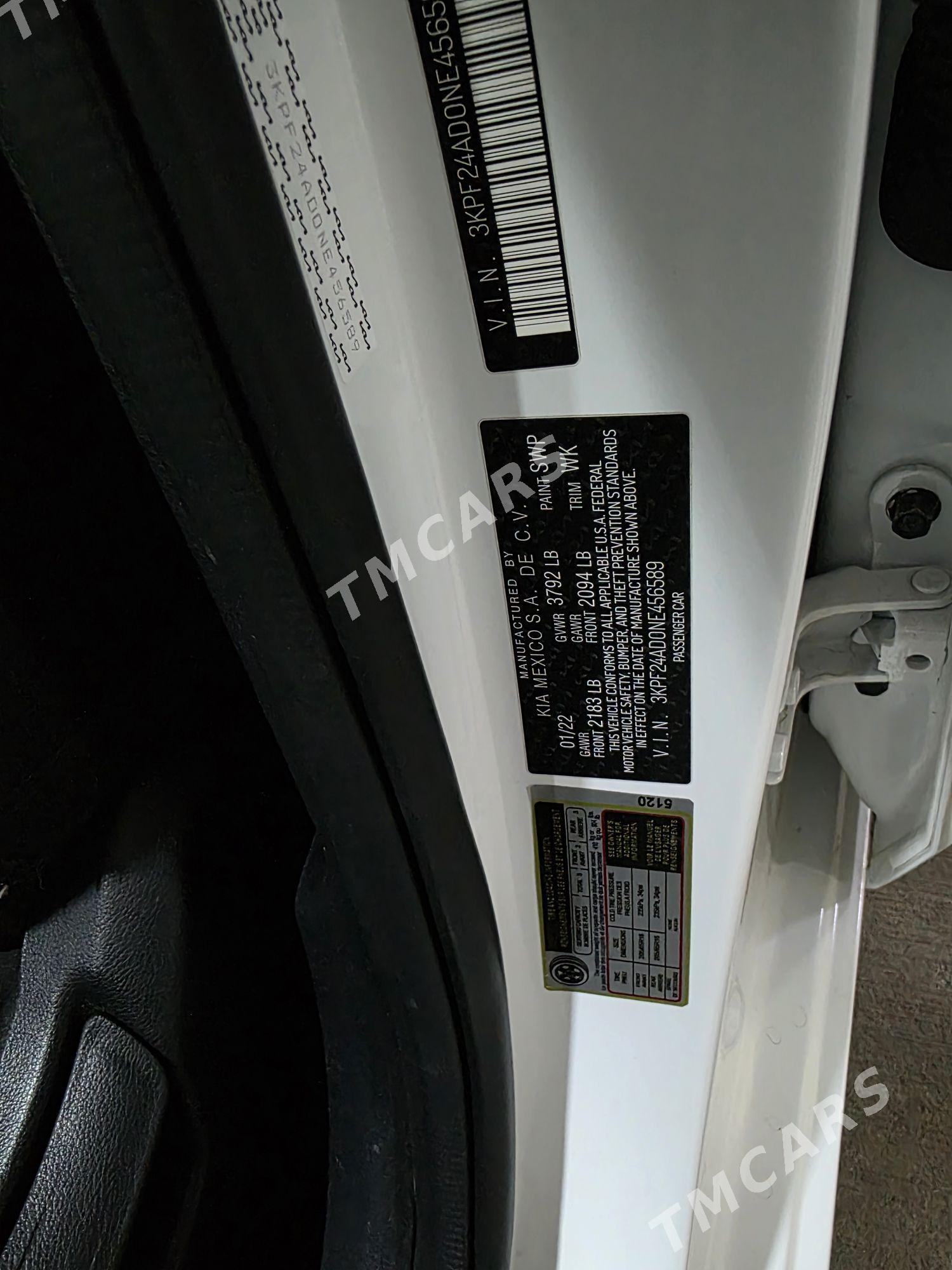 Kia Forte 2022 - 240 000 TMT - Aşgabat - img 2
