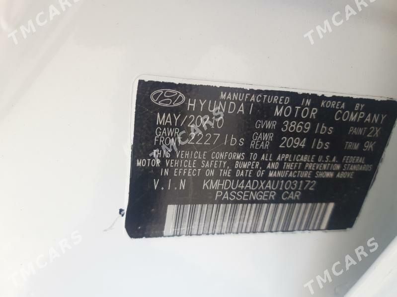 Hyundai Elantra 2010 - 128 000 TMT - Aşgabat - img 2