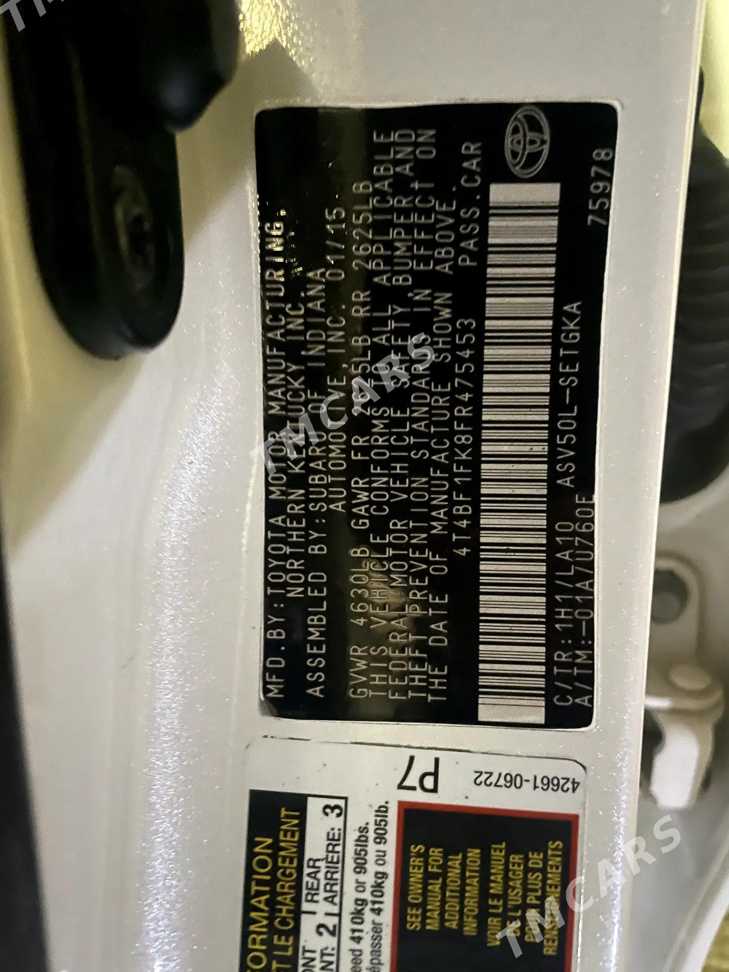 Toyota Camry 2015 - 249 000 TMT - Aşgabat - img 3