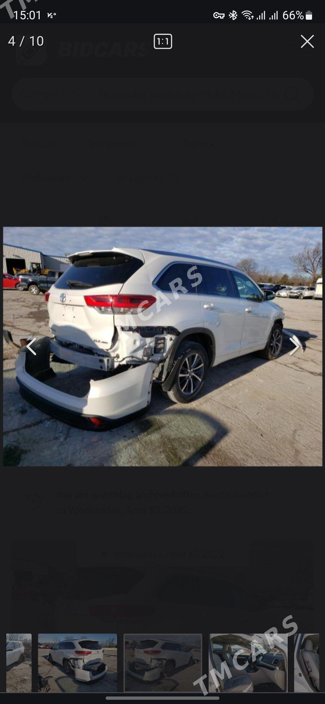 Toyota Highlander 2017 - 490 000 TMT - Aşgabat - img 4