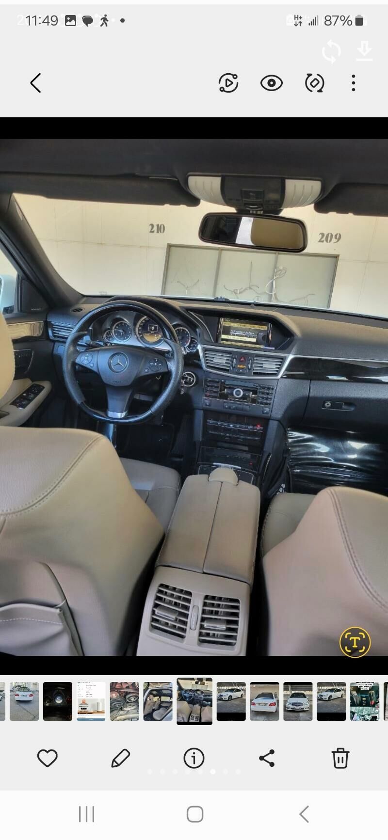 Mercedes-Benz E350 2009 - 300 000 TMT - Ашхабад - img 6