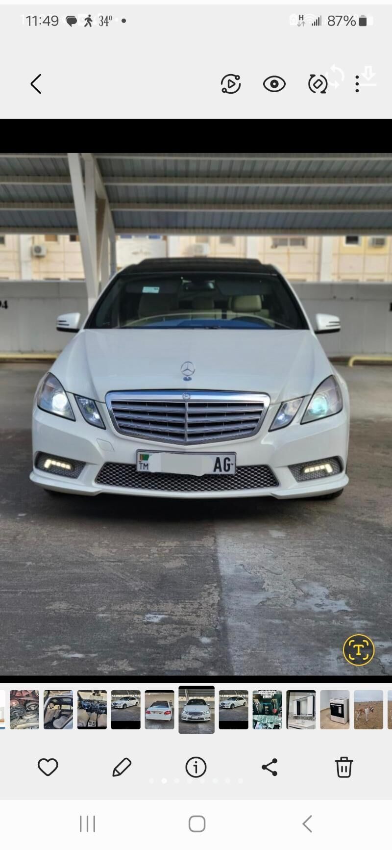 Mercedes-Benz E350 2009 - 300 000 TMT - Ашхабад - img 5