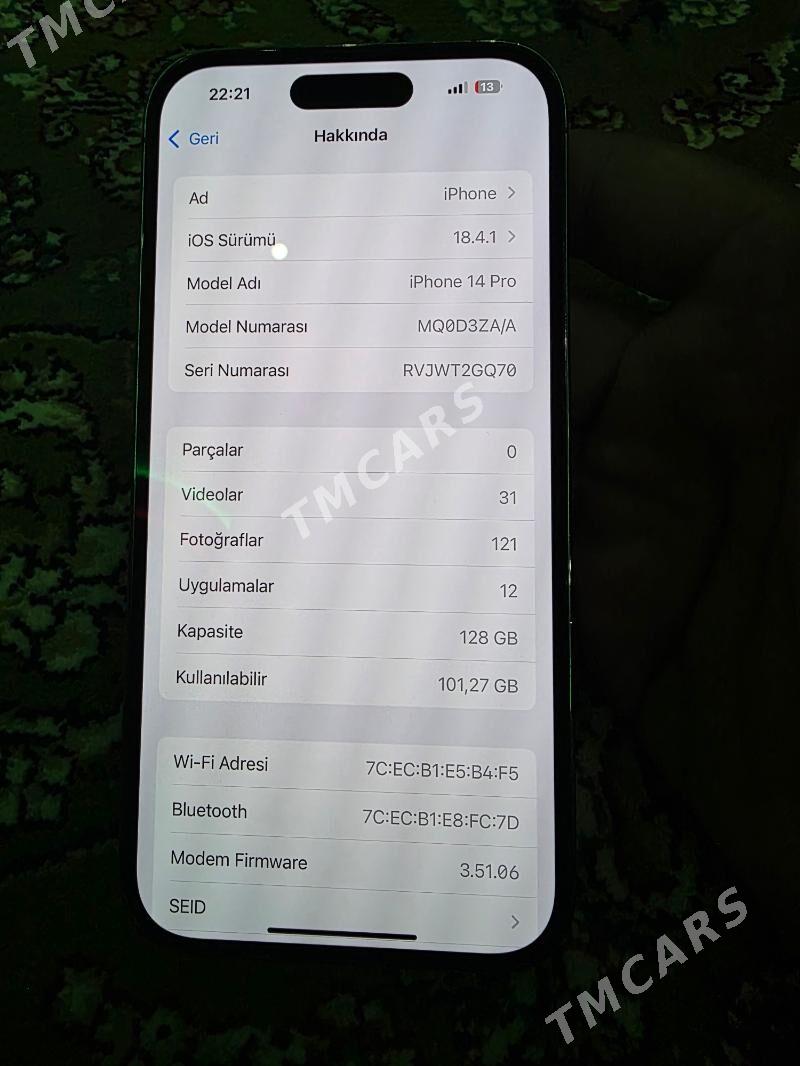 Iphone 14 pro 83% 128Gb - Гумдаг - img 3