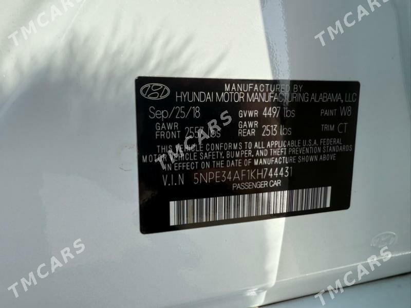 Hyundai Sonata 2018 - 230 000 TMT - Ашхабад - img 6
