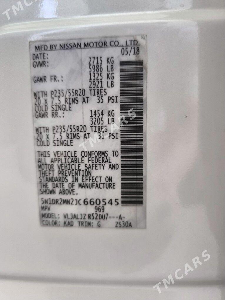 Nissan Pathfinder 2018 - 285 000 TMT - Ашхабад - img 8