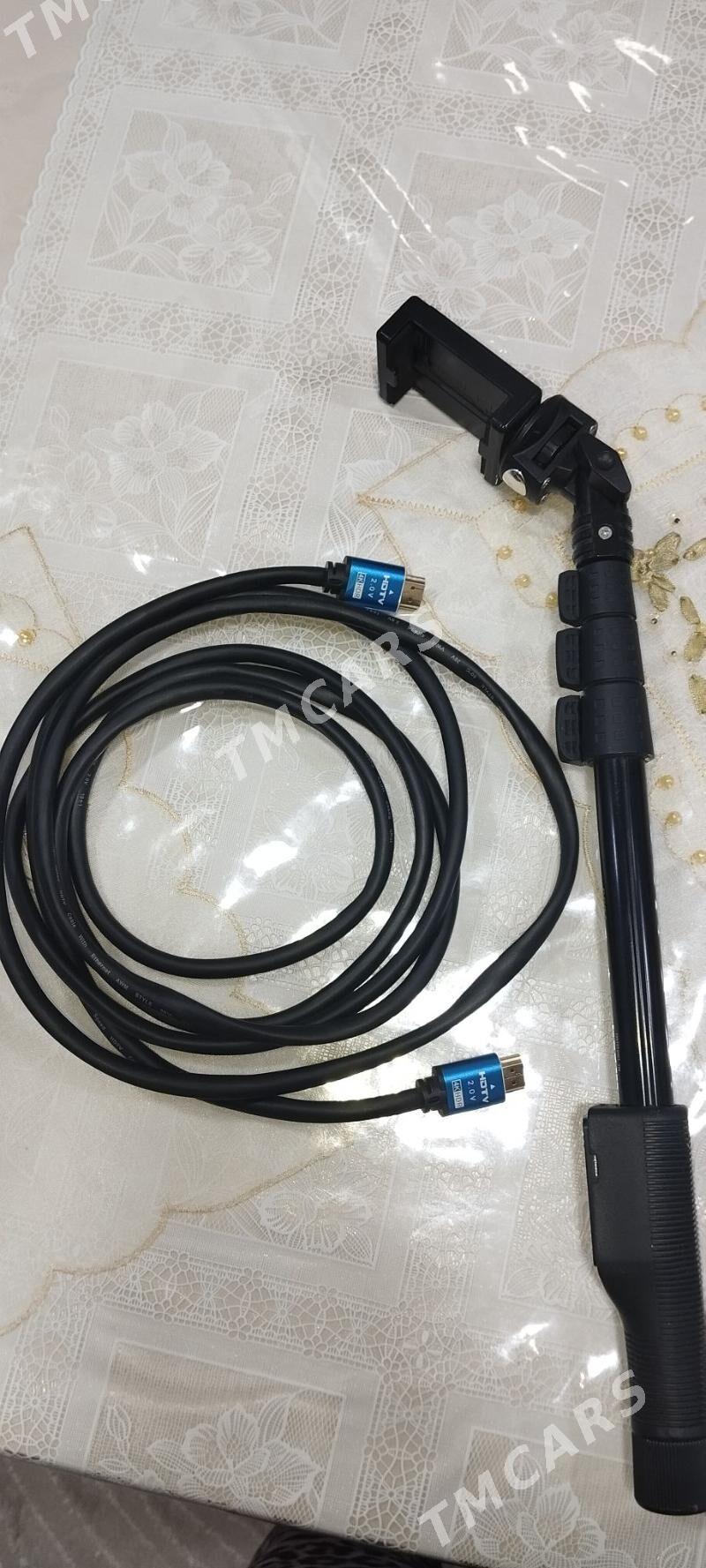 Селфи палка+кабель HDMI 4к - Aşgabat - img 2