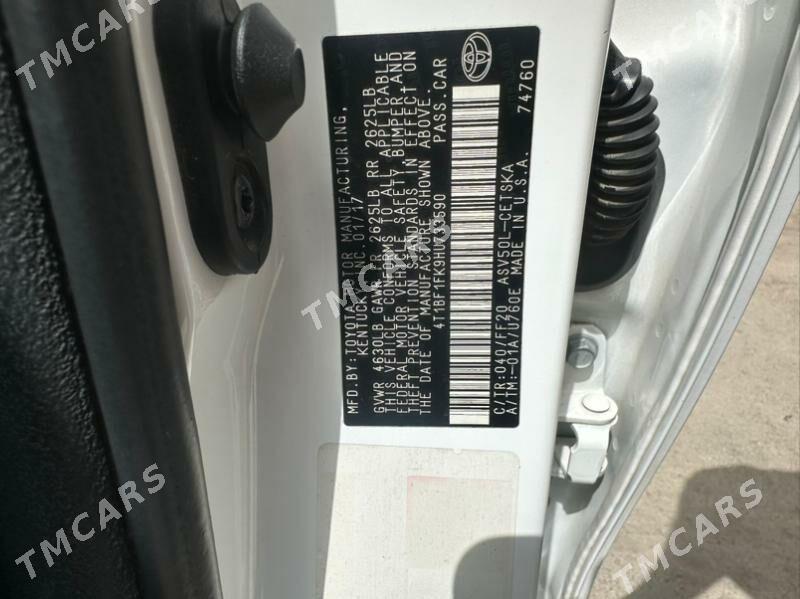Toyota Camry 2017 - 285 000 TMT - Ашхабад - img 7