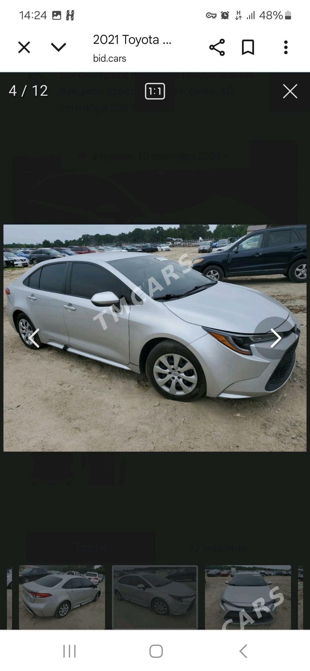 Toyota Corolla 2021 - 228 000 TMT - Бузмеин - img 3
