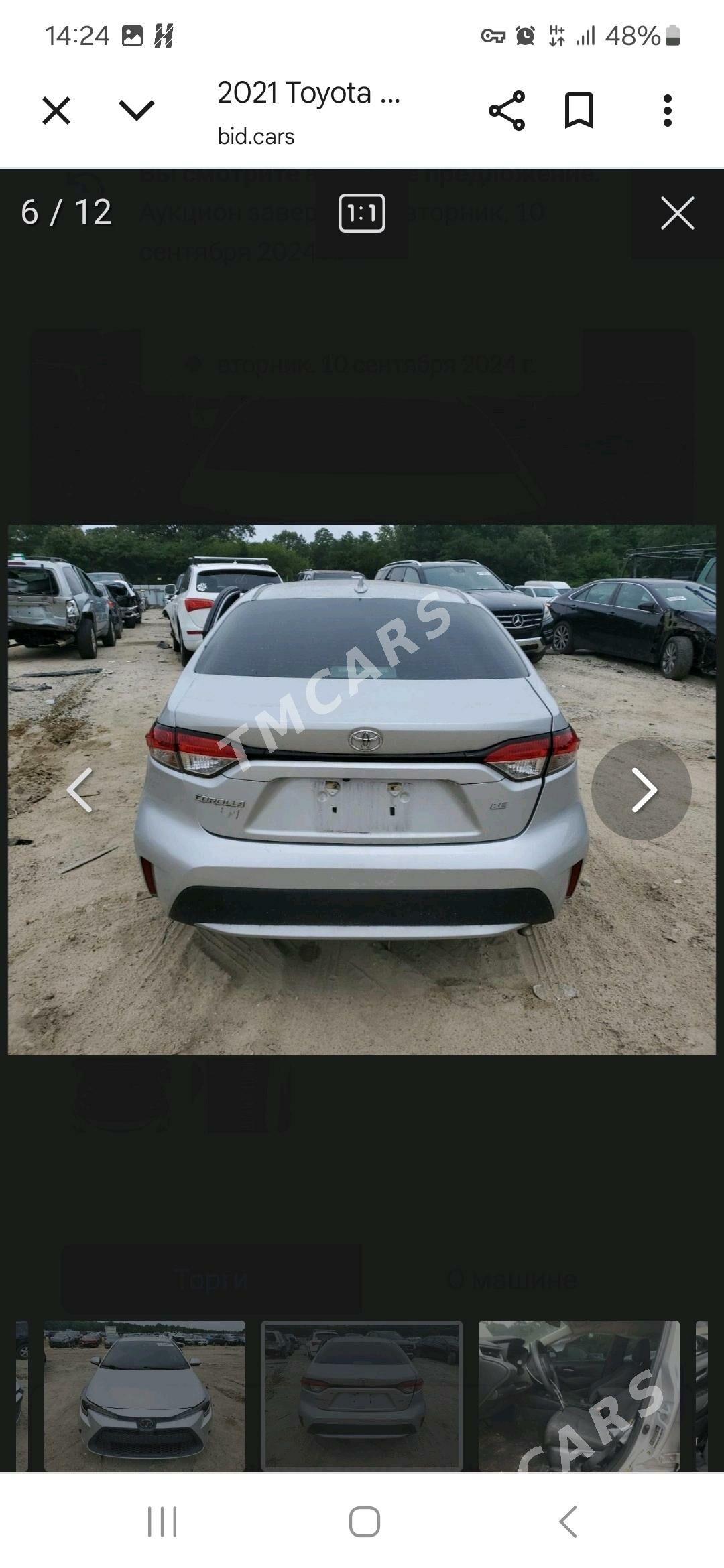 Toyota Corolla 2021 - 228 000 TMT - Бузмеин - img 2