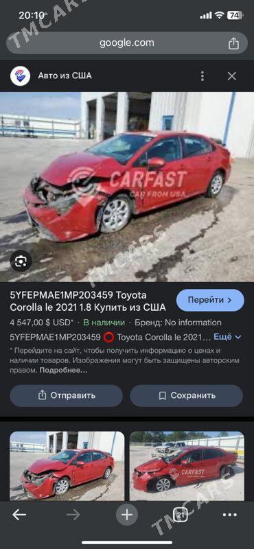 Toyota Corolla 2021 - 225 000 TMT - Туркменабат - img 4