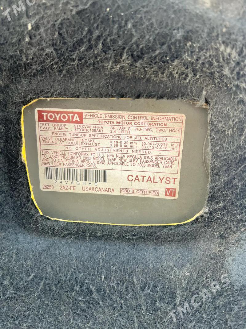 Toyota Camry 2003 - 159 000 TMT - Ашхабад - img 8