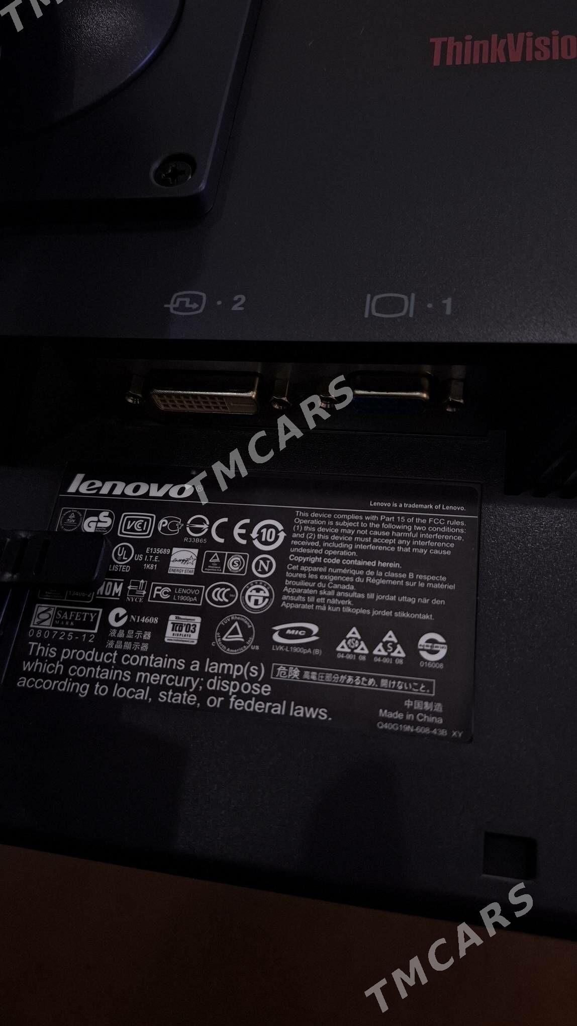 monitor 19 lenovo - Ашхабад - img 2