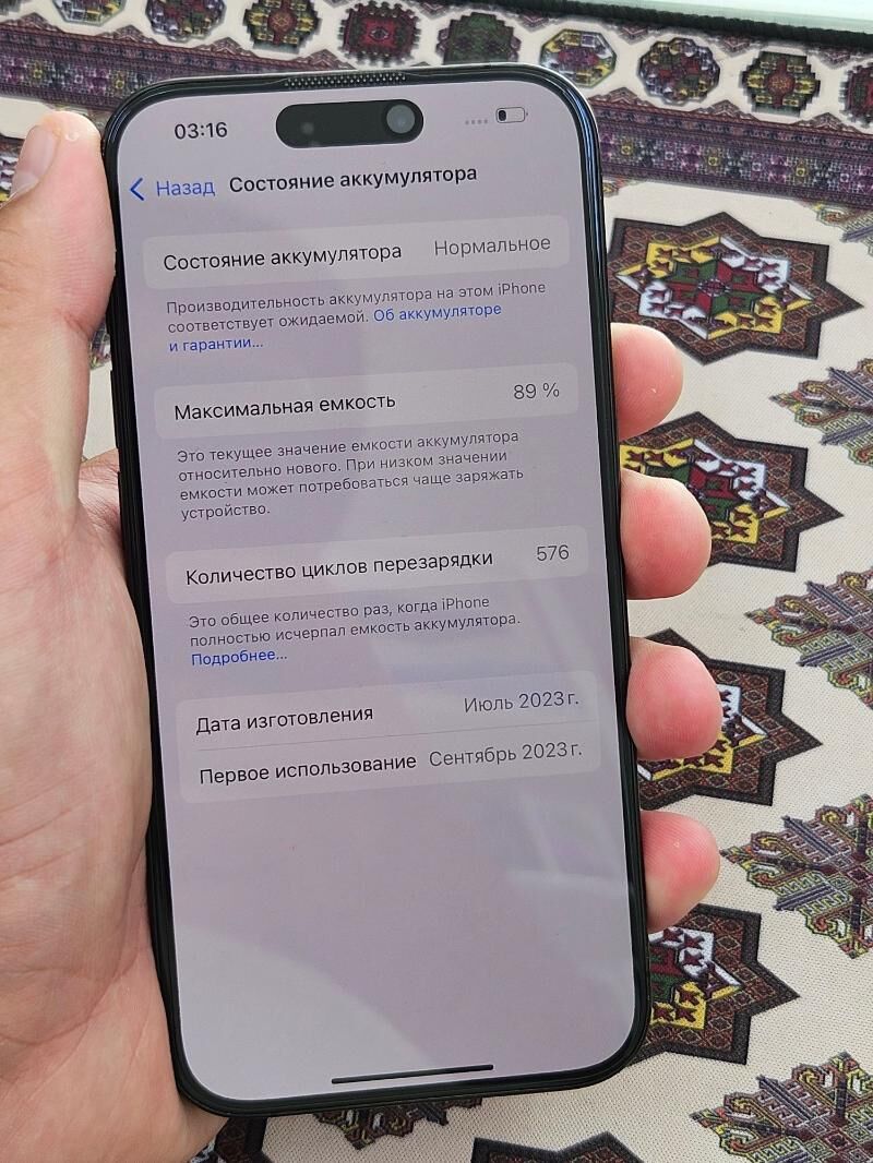 iphone 15pro 89% 128gb ZA - Ашхабад - img 5