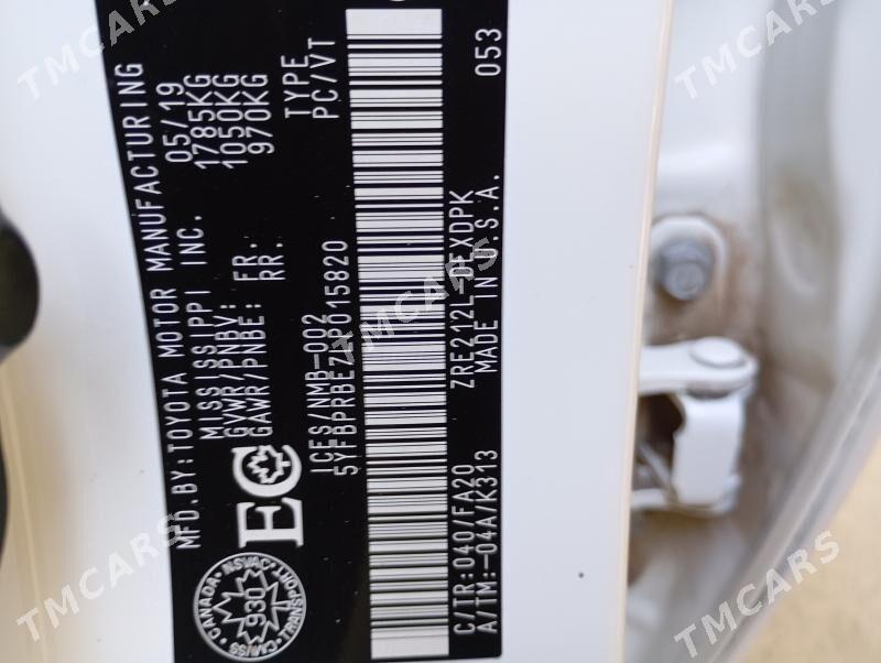 Toyota Corolla 2020 - 235 000 TMT - Mary - img 9