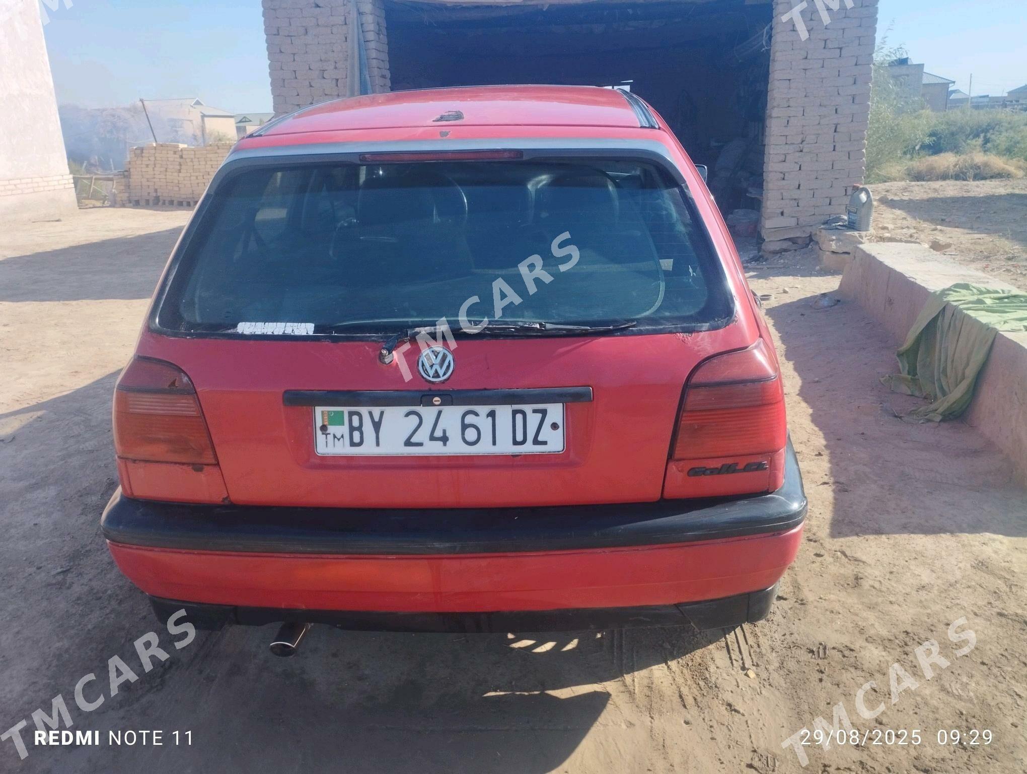 Volkswagen Golf 1993 - 20 000 TMT - Türkmenbaşy etr. - img 3