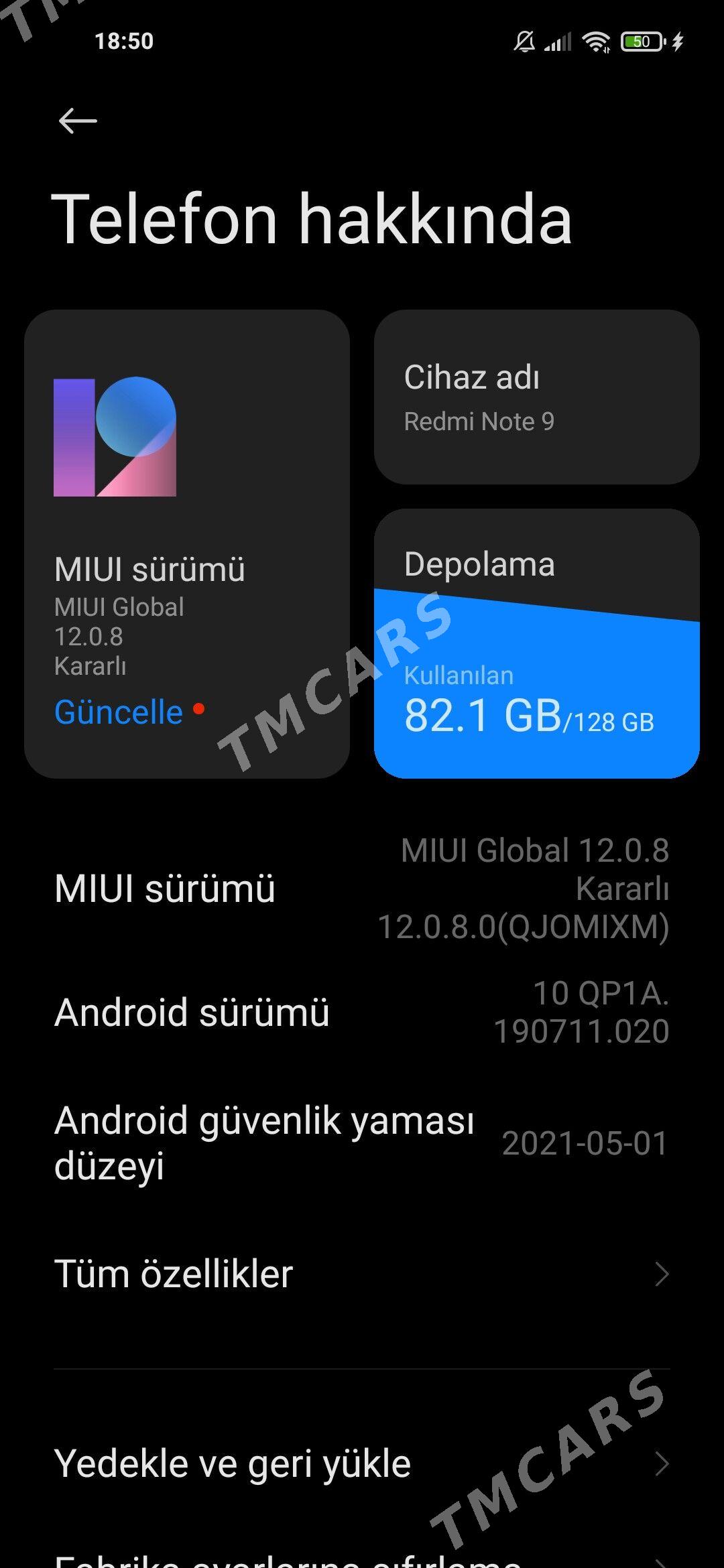 Redmi Note 9 (4/128) Obmen - Gurbansoltan Eje - img 2