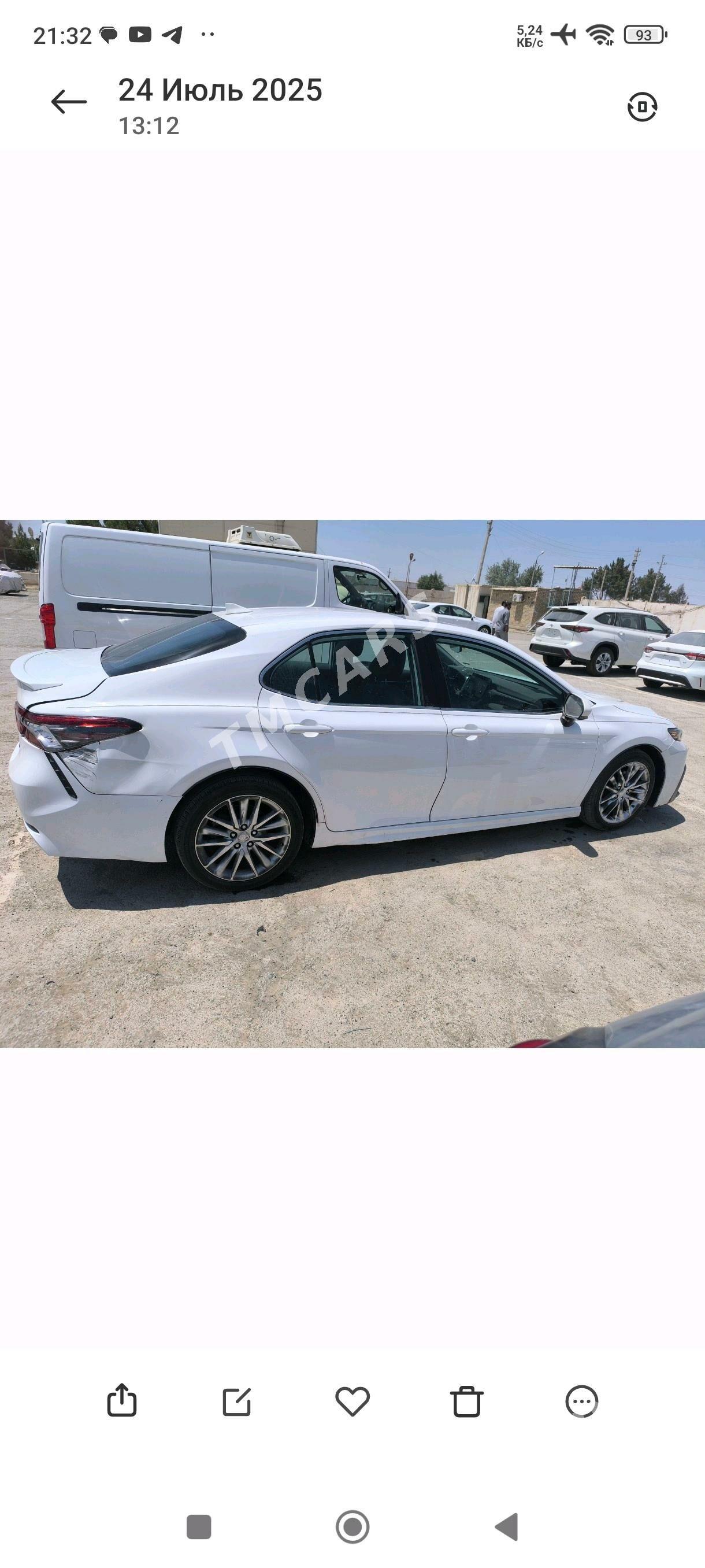 Toyota Camry 2021 - 400 000 TMT - Мары - img 4