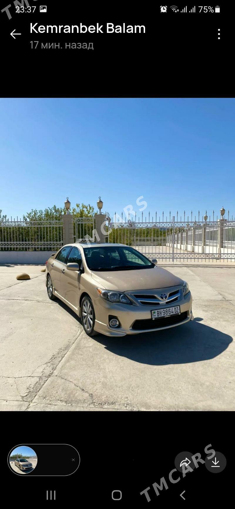 Toyota Corolla 2012 - 165 000 TMT - Daşoguz - img 3