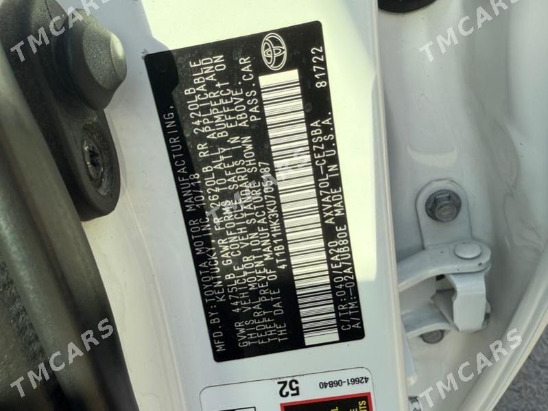 Toyota Camry 2019 - 316 000 TMT - Aşgabat - img 2