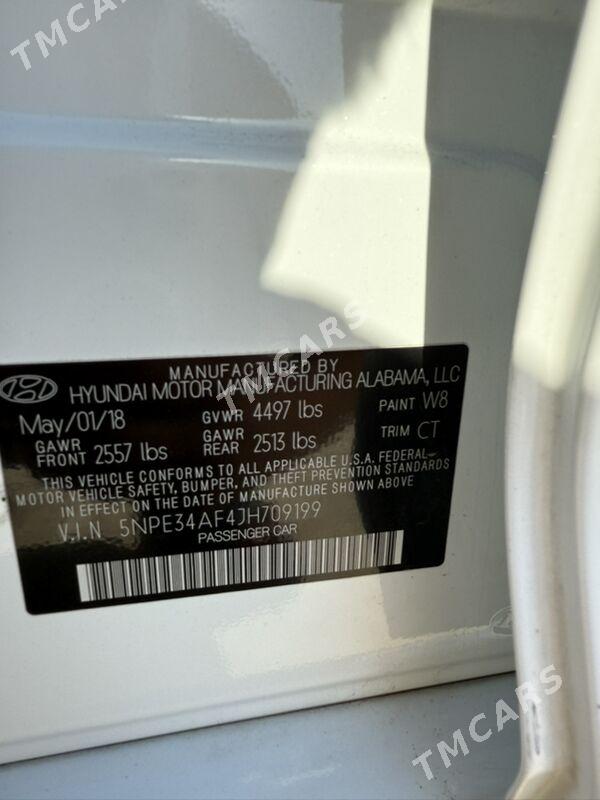 Hyundai Sonata 2018 - 215 000 TMT - Mary - img 8
