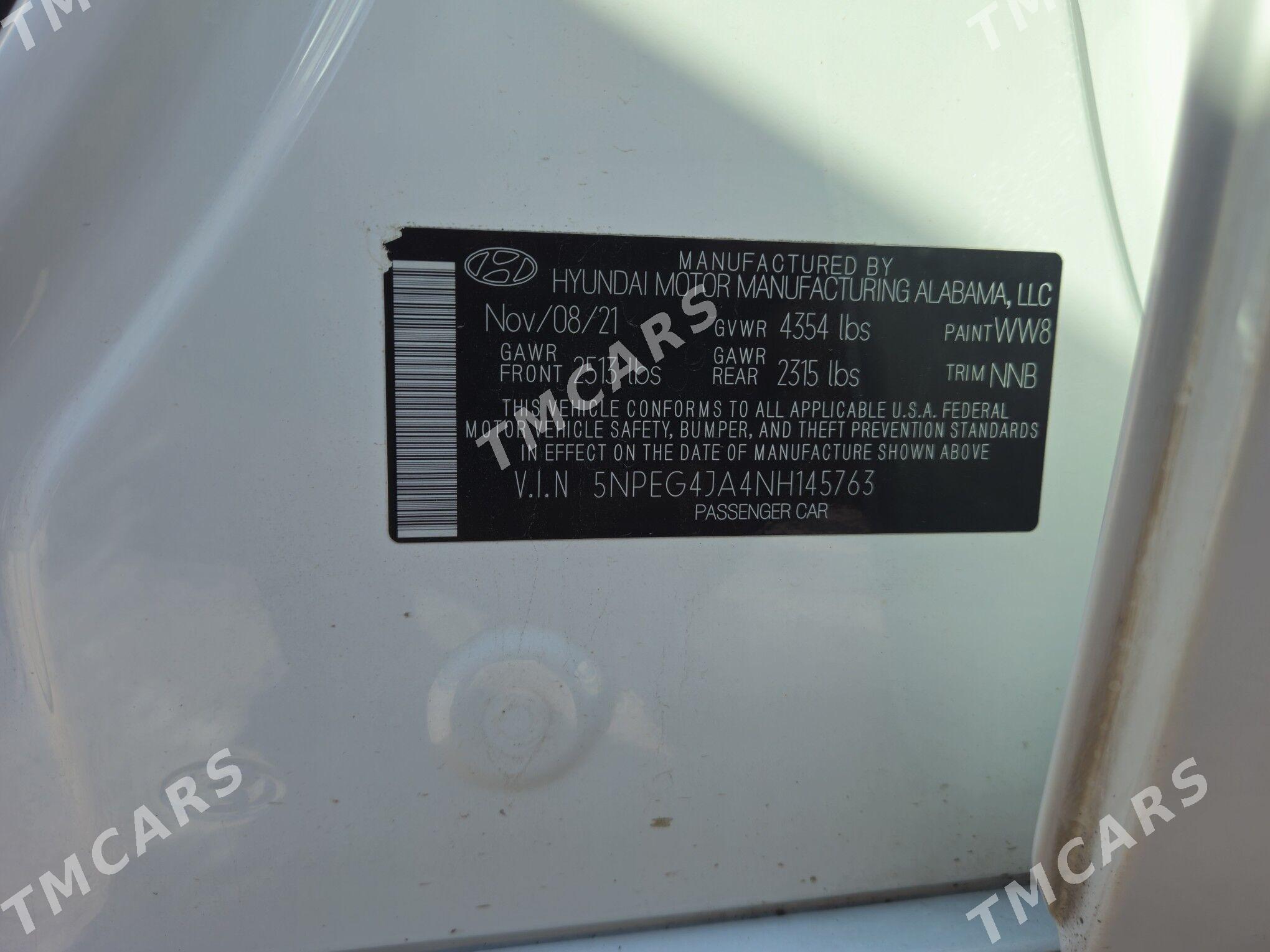 Hyundai Sonata 2021 - 300 000 TMT - Aşgabat - img 6