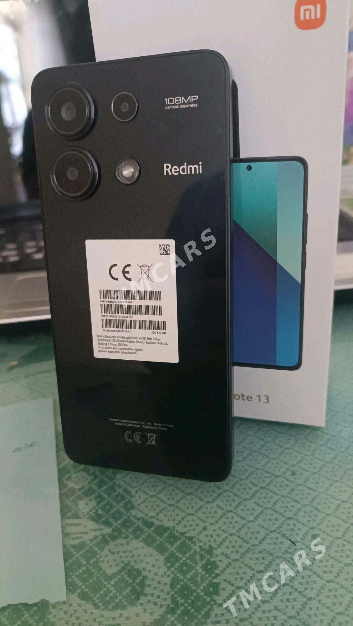 Redmi Note 13.  8/512 - Гёкдепе - img 3