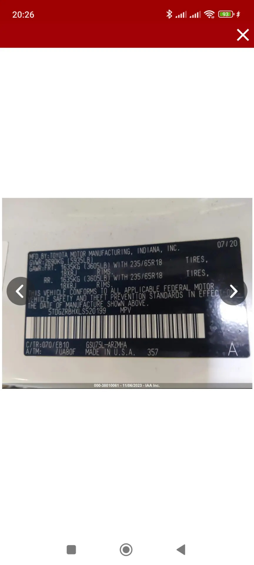 Toyota Highlander 2020 - 625 000 TMT - Aşgabat - img 9